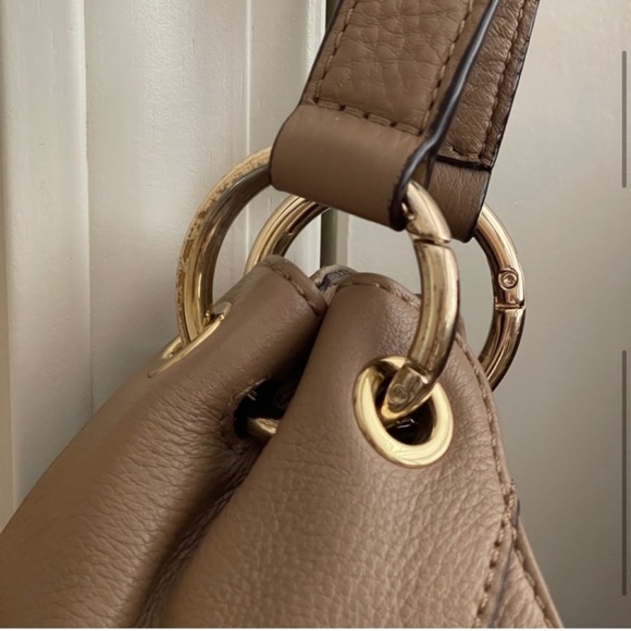 MICHAEL KORS genuine leather tassel shoulder bag boho style - Picture 5 of 14